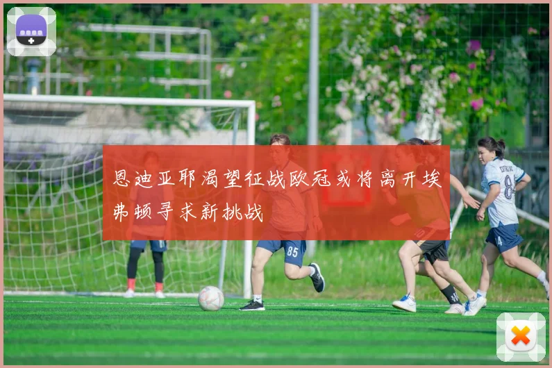 恩迪亚耶渴望征战欧冠或将离开埃弗顿寻求新挑战